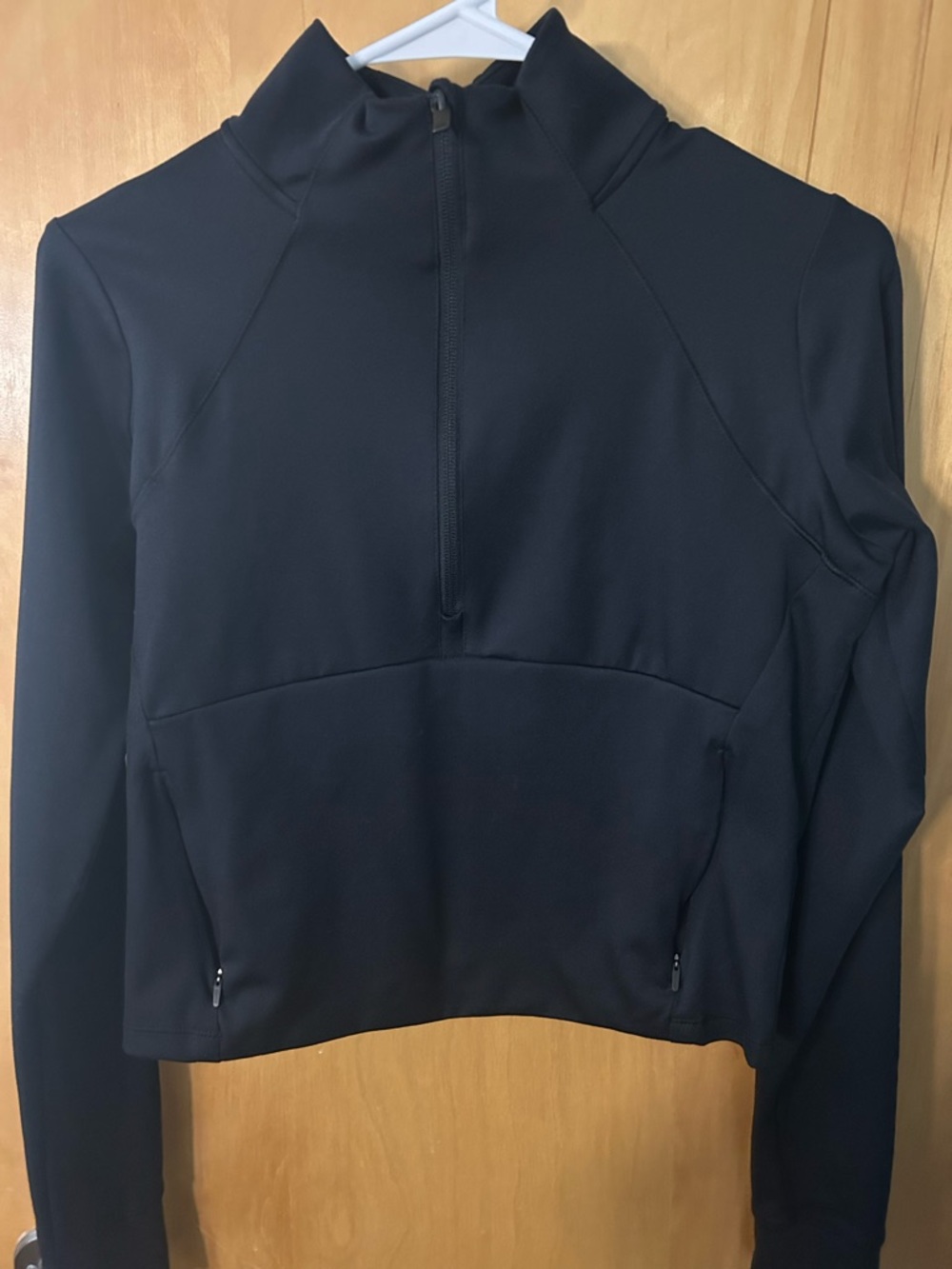 All in Motion Women’s Black Half-Zip Crop